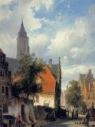 European city landscape, street landsacpe, construction, frontstore, building and architecture.003 unknow artist